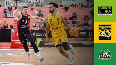 ProA: Tigers Tübingen vs. EPG Baskets Koblenz