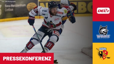 DEL2 Playdowns: EHC Freiburg vs. ESV Kaufbeuren - Spiel 1 | Pressekonferenz