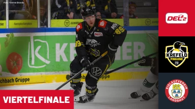 DEL2 Viertelfinale: Krefeld Pinguine vs. EV Landshut - Spiel 1
