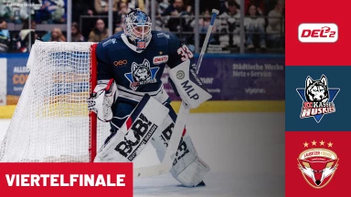 DEL2 Viertelfinale: EC Kassel Huskies vs. Lausitzer Füchse - Spiel 1