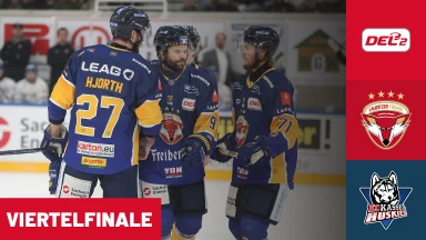 DEL2 Viertelfinale: Lausitzer Füchse vs. EC Kassel Huskies - Spiel 2