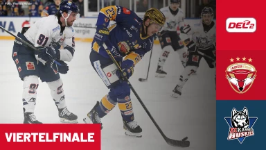 DEL2 Viertelfinale: Lausitzer Füchse vs. EC Kassel Huskies - Spiel 4
