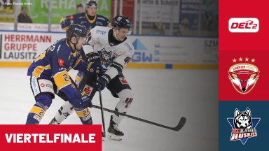 DEL2 Viertelfinale: Lausitzer Füchse vs. EC Kassel Huskies - Spiel 6