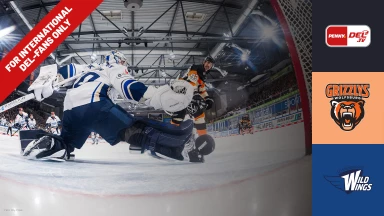 For international fans only - DEL Playoffs: Grizzlys Wolfsburg vs. Schwenninger Wild Wings - game 3