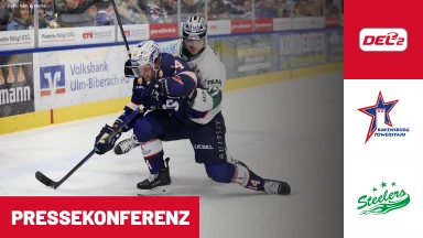 DEL2 Viertelfinale: Ravensburg Towerstars vs. Bietigheim Steelers - Spiel 1 I Pressekonferenz