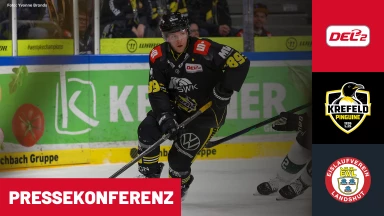 DEL2 Viertelfinale: Krefeld Pinguine vs. EV Landshut | Pressekonferenz