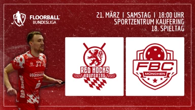 VfL Red Hocks Kaufering vs. FBC München | 2. Floorball Bundesliga