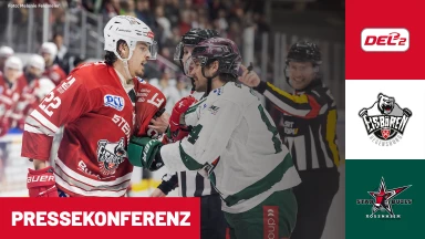 DEL2 Viertelfinale: Eisbären Regensburg vs. Starbulls Rosenheim - Spiel 2 | Pressekonferenz