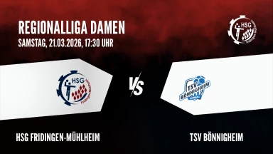 Regionalliga Damen: HSG Fridingen-Mühlheim vs. TSV Bönnigheim