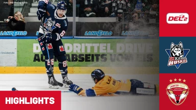 DEL2 Viertelfinale: EC Kassel Huskies vs. Lausitzer Füchse - Spiel 3 | Highlights