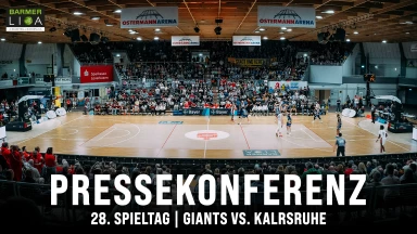 Pressekonferenz | Bayer Giants Leverkusen vs. PS Karlsruhe Lions | 28. Spieltag
