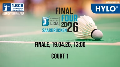 FinalFour - Badminton-Bundesliga Finale Court 1