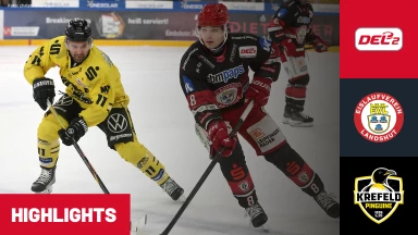 DEL2 Viertelfinale: EV Landshut vs. Krefeld Pinguine - Spiel 4 | Highlights