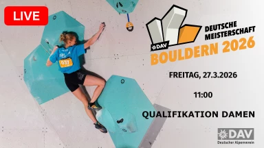 Qualifikation Damen - Deutsche Meisterschaft Bouldern 2026 live aus Pfungstadt