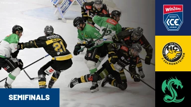 win2day ICE Hockey League Semifinals: HC Falkensteiner Pustertal vs. Olimpija Ljubljana -  Spiel 1