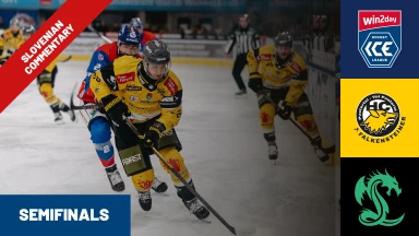Slovenian: win2day ICE Hockey League Semifinals: HC Falkensteiner Pustertal vs. Olimpija Ljubljana -  Game 3