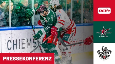 DEL2 Viertelfinale: Starbulls Rosenheim vs. Eisbären Regensburg - Spiel 5 | Pressekonferenz