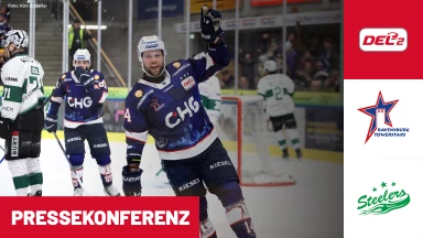 DEL2 Viertelfinale: Ravensburg Towerstars vs. Bietigheim Steelers - Spiel 5 | Pressekonferenz
