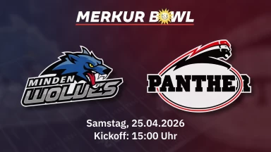 Merkur Bowl: Minden Wolves vs. Düsseldorf Panther