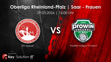 Oberliga RPS-F: TSV Speyer vs. proWin Volleys TV Holz II