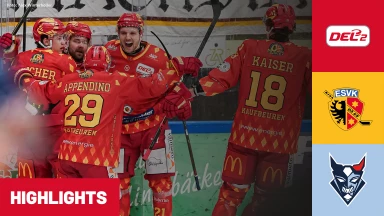 DEL2 Playdowns: ESV Kaufbeuren vs. Blue Devils Weiden - Spiel 2 | Highlights