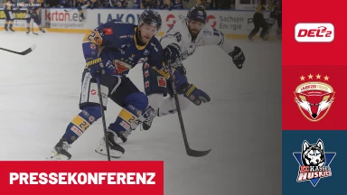 DEL2 Viertelfinale: Lausitzer Füchse vs. EC Kassel Huskies - Spiel 6 | Pressekonferenz