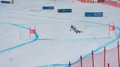 Fabiana Dorigo gewinnt die Abfahrt bei den Deutschen Ski Alpin Meisterschaften