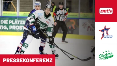 DEL2 Viertelfinale: Ravensburg Towerstars vs. Bietigheim Steelers - Spiel 7 I Pressekonferenz
