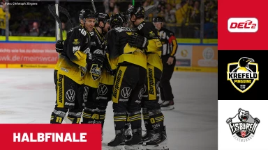 DEL2 Halbfinale: Krefeld Pinguine vs. Eisbären Regensburg - Spiel 1