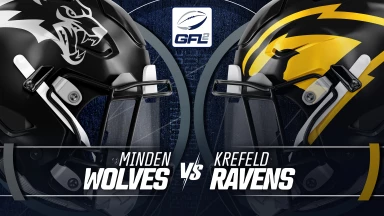 GFL2: Minden Wolves vs. Krefeld Ravens
