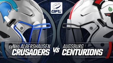 GFL2: syNeo Albershausen Crusaders vs. Augsburg Centurions