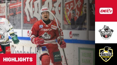 DEL2 Halbfinale: Eisbären Regensburg vs. Krefeld Pinguine - Spiel 2 I Highlights