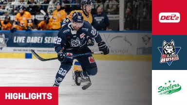 DEL2 Halbfinale: EC Kassel Huskies vs. Bietigheim Steelers - Spiel 3 I Highlights