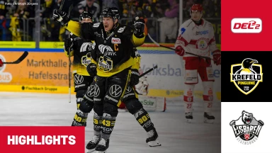 DEL2 Halbfinale: Krefeld Pinguine vs. Eisbären Regensburg - Spiel 3 I Highlights