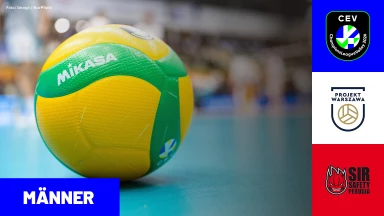 CL Männer: PGE Projekt WARSZAWA vs. Sir Sicoma Monini PERUGIA