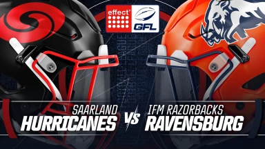 effect® ENERGY GFL: Saarland Hurricanes vs. ifm Razorbacks Ravensburg