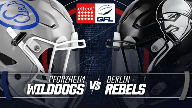 effect® ENERGY GFL: Pforzheim Wilddogs vs. Berlin Rebels