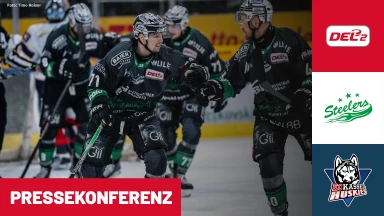 DEL2 Halbfinale: Bietigheim Steelers vs. EC Kassel Huskies - Spiel 4 I Pressekonferenz