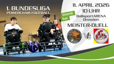 E-Rollstuhl Fußball Bundesliga 25/26 - Heimspiel | 3. Spieltag Dresden
