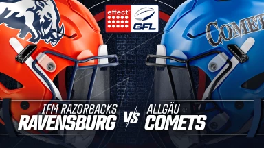 effect® ENERGY GFL: Ifm Razorbacks Ravensburg vs. Allgäu Comets