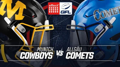 effect® ENERGY GFL: Munich Cowboys vs. Allgäu Comets