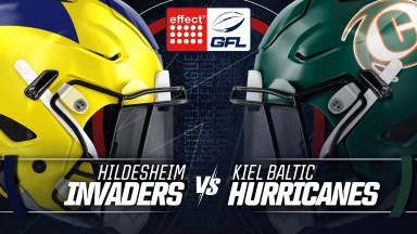 effect® ENERGY GFL: Hildesheim Invaders vs. Kiel Baltic Hurricanes