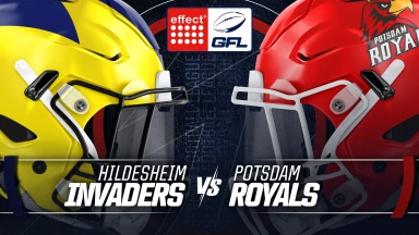 effect® ENERGY GFL: Hildesheim Invaders vs. Potsdam Royals