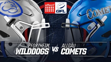 effect® ENERGY GFL: Pforzheim Wilddogs vs. Allgäu Comets