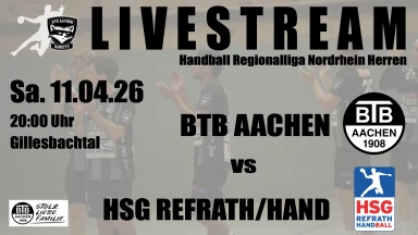 For Free ! Handball Männer Regionalliga Nordrhein  BTB Aachen - HSG Refrath/Hand
