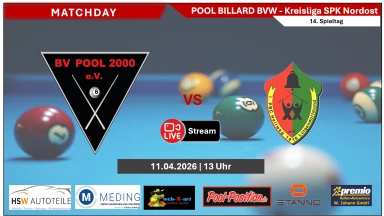 BV Pool 2000 III vs. 1. PBC Hellweg VI | Tisch 2