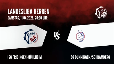 Landesliga Herren: HSG Fridingen-Mühlheim vs. SG Dunningen/Schramberg