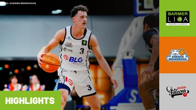 ProA: Eisbären Bremerhaven vs. Nürnberg Falcons BC | Highlights