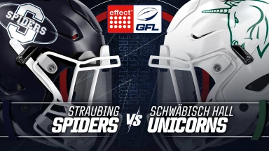 effect® ENERGY GFL: Straubing Spiders vs. Schwäbisch Hall Unicorns