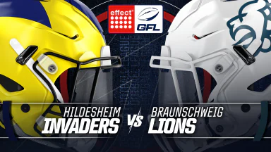 effect® ENERGY GFL: Hildesheim Invaders vs. Braunschweig Lions